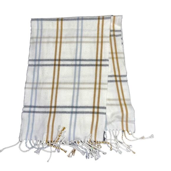 Cejon Grid Pattern Scarfs Made in Italy 100% Acrylic - Picture 1 of 3